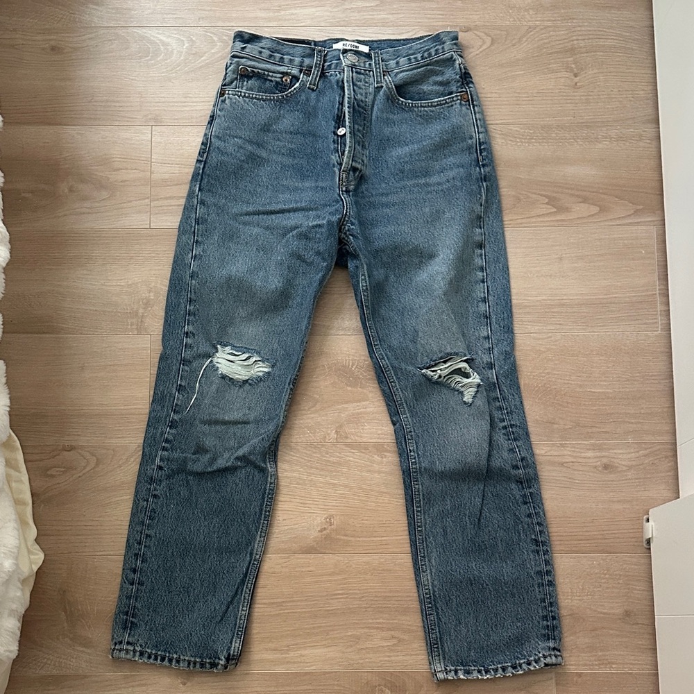 Re/Done Vintage Blue Denim Jeans